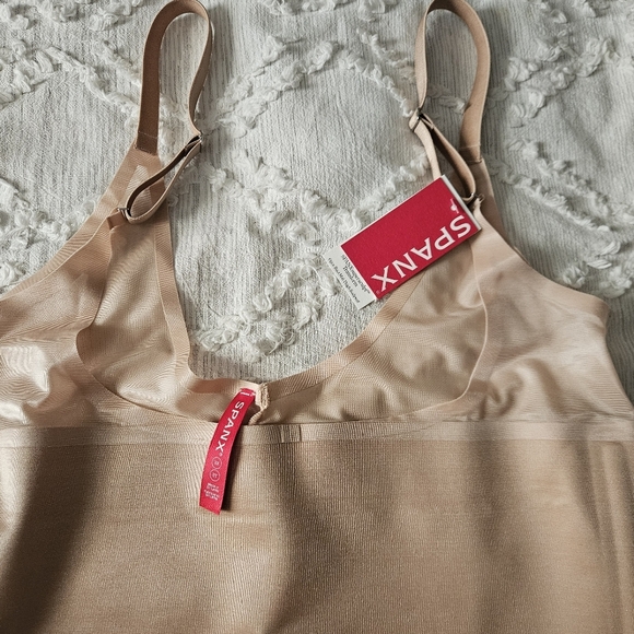 SPANX open-bust mid-thigh bodysuit with thinspiration 2.0- size 3X NWT - Picture 3 of 7